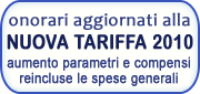 nuova tariffa 2010 rimborso spese aumento 50%